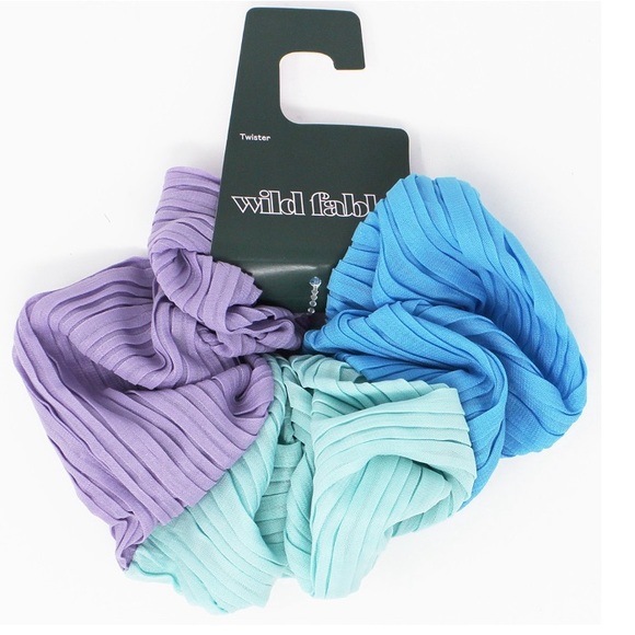 Wild Fable Target Jumbo Multicolor Color Block Hair Twister Scrunchie - Picture 1 of 4